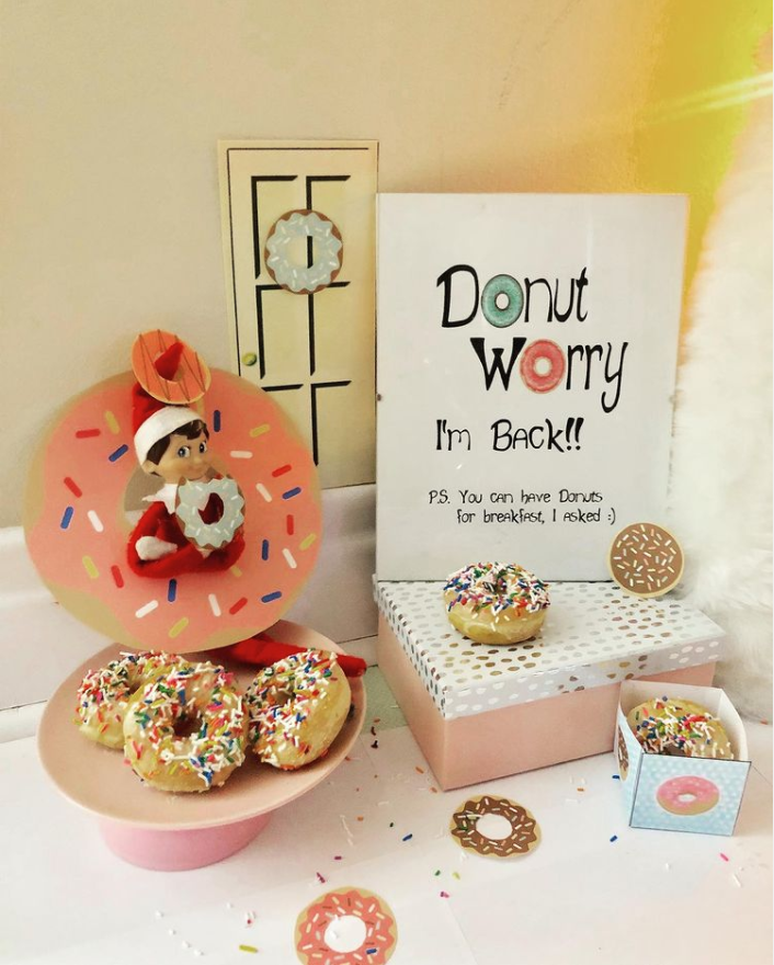 24) Donut Worry Elf