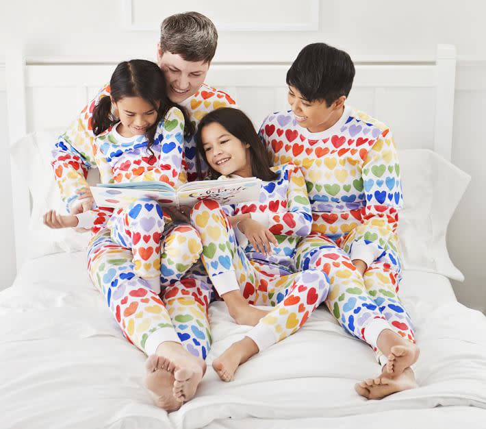 <p><a href="https://go.redirectingat.com?id=74968X1596630&url=https%3A%2F%2Fwww.potterybarnkids.com%2Fproducts%2Fadult-the-trevor-project-pajama-set%2F%3FcatalogId%3D10%26sku%3D2981243%26cm_ven%3DPLA%26cm_cat%3DGoogle%26cm_pla%3DBedding%2B%253E%2BPajamas%26region_id%3D669950%26cm_ite%3D2981243_14730713957%26gclid%3DCj0KCQiA14WdBhD8ARIsANao07gFplxy9KObHfZ-at1sC5URTTlj6MtiRBIjGxeQGoxxKt7nrUFhXoIaAoSDEALw_wcB&sref=https%3A%2F%2Fwww.thepioneerwoman.com%2Ffashion-style%2Fg35366173%2Ffamily-valentines-day-pajamas%2F" rel="nofollow noopener" target="_blank" data-ylk="slk:Shop Now;elm:context_link;itc:0;sec:content-canvas" class="link ">Shop Now</a></p><p>Organic Adult Pajama Set to Benefit The Trevor Project</p><p>potterybarnkids.com</p><p>$76.00</p><span class="copyright">Pottery Barn Kids</span>