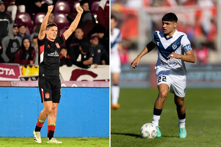 Guido Carrillo y Claudio Aquino, de Estudiantes y Vélez, jugarán la final en Santiago del Estero