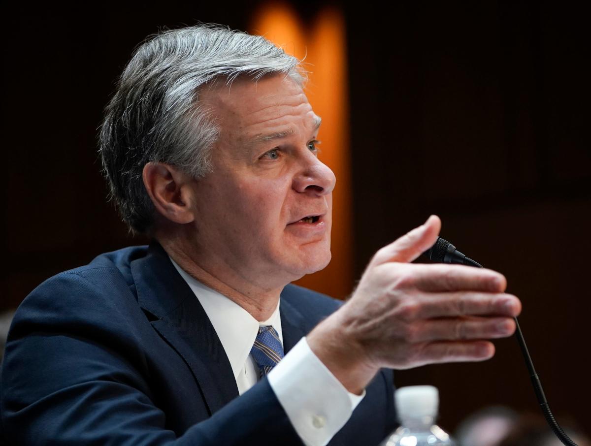 'Dangerous and irresponsible': FBI Director Wray defends surveillance ...