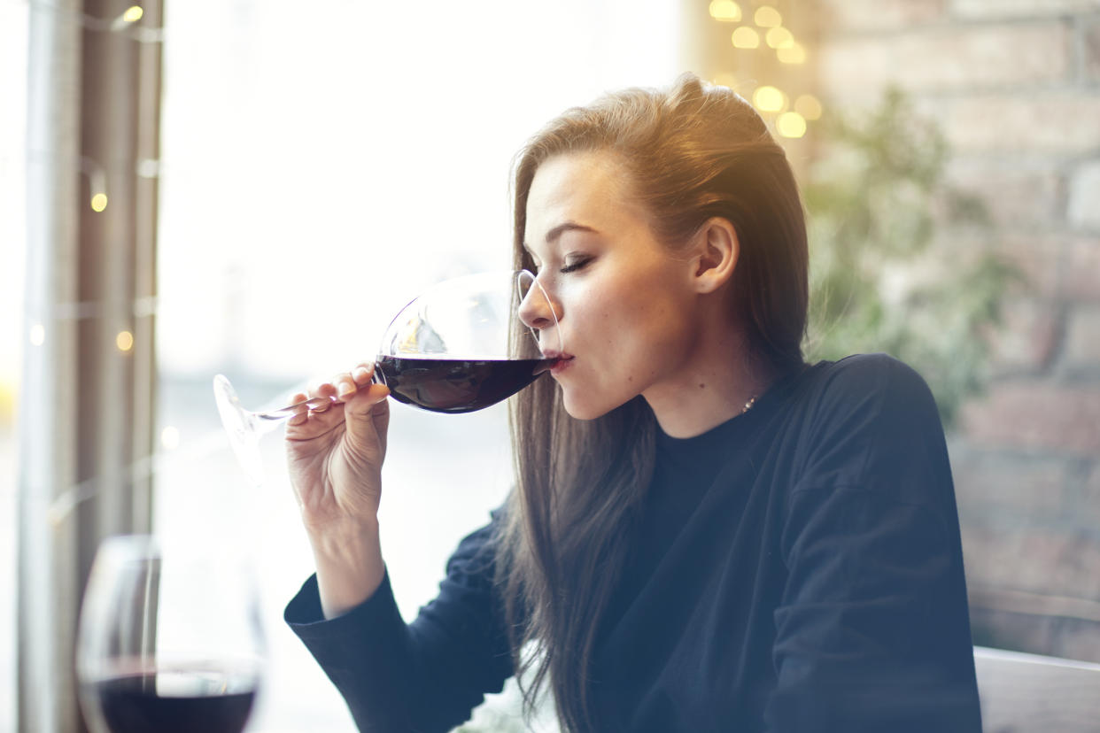 Drinking wine with dinner could help to reduce diabetes risk, new research has suggested. (Getty Images)