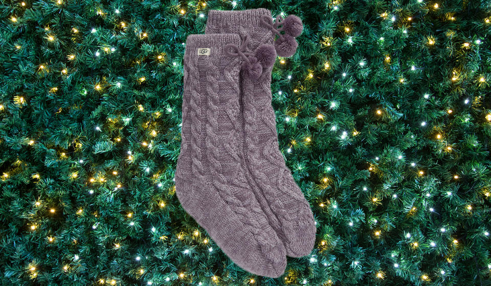 These chunky cable knit socks are what cozy dreams are made of. (Photo: Nordstrom)