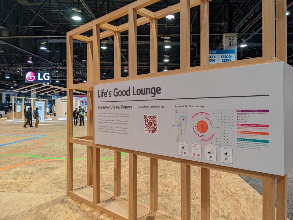 The last-minute decision by major electronics manufacturers like LG to go virtual due to the highly-contagious omicron variant of coronavirus meant there were a number of "ghost exhibits" with only signage.