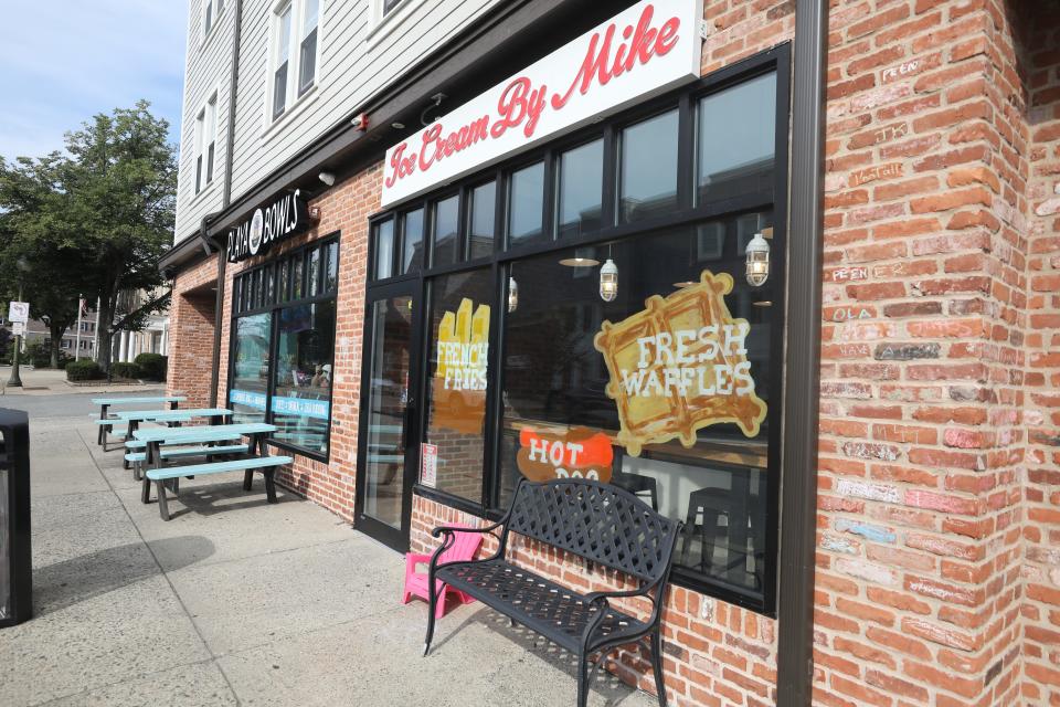 Exterior of Ice Cream by Mike, an ice cream shop on East Ridgewood Ave. in Ridgewood.