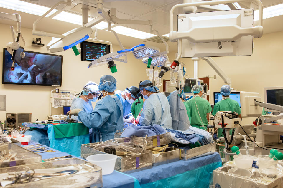 The operating team in the OR. (Northwestern Medecine)