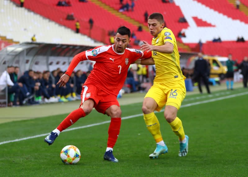 Euro 2020 Qualifier - Group B - Serbia v Ukraine