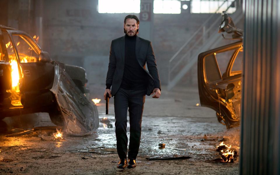 Keanu Reeves as John Wick in a Lionsgate film