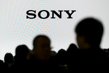 The company logo of Sony Cooperation is seen at the CP+ camera and photo trade fair in Yokohama, Japan, February 25, 2016. REUTERS/Thomas Peter/Files