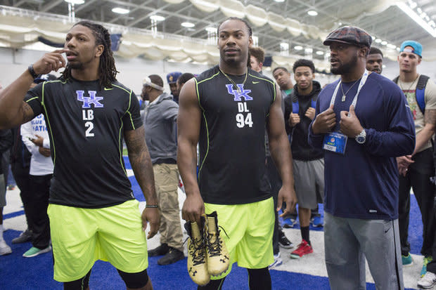 Pittsburgh Steelers Kentucky Pro Day, Mike Tomlin, Bud Dupree, talented Za'Darius Smith