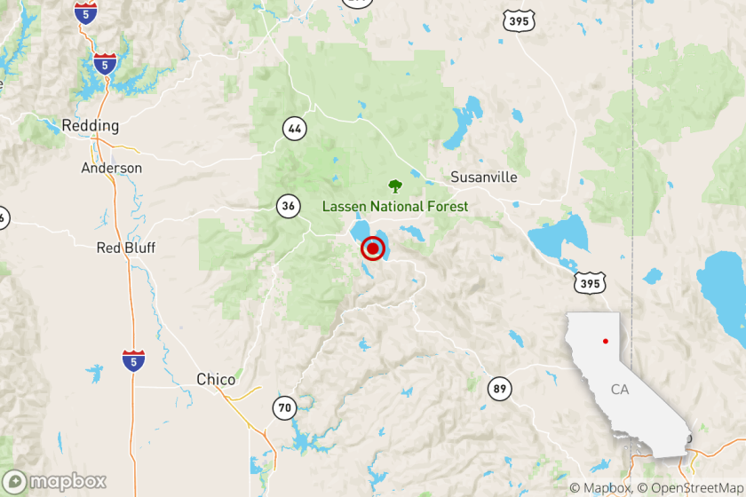 A magnitude 3.3 earthquake was reported Saturday, July 4 at 6:12 a.m. Pacific time 27 miles from Susanville, Calif., according to the U.S. Geological Survey.