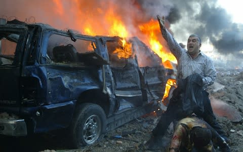 Rafik al-Hariri was killed in a car bombing on Beirut's waterfront in 2005 - Credit:  MOHAMED AZAKIR/Reuters