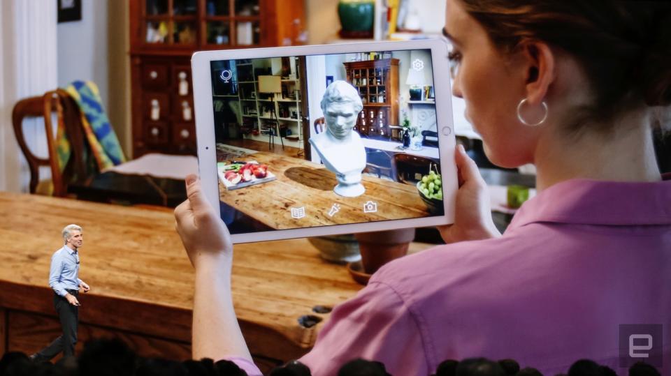 Apple has been flirting with augmented reality for a bit. Now, the company is