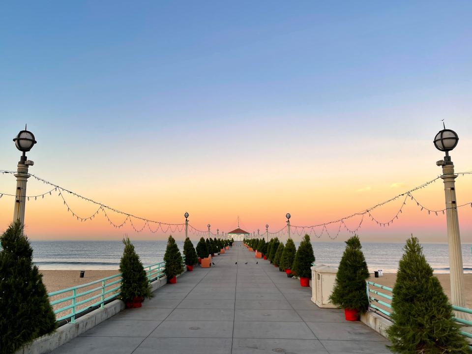 The Manhattan Beach Pier, photographed on iPhone 12 Pro Max