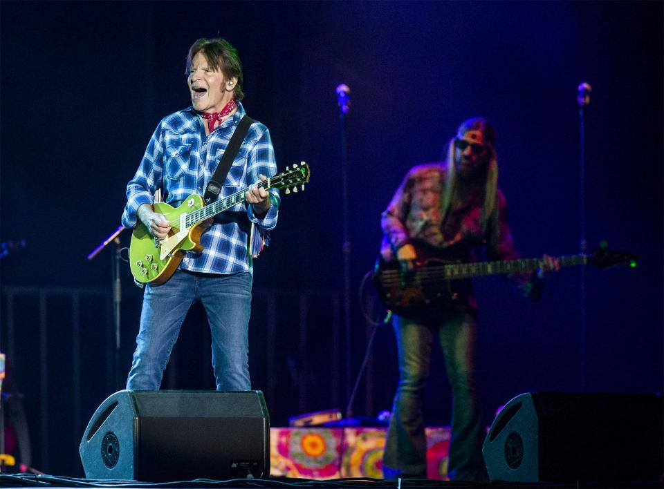 John Fogerty rocked out during his set on the Oak stage at Bourbon & Beyond on Sept. 20, 2019