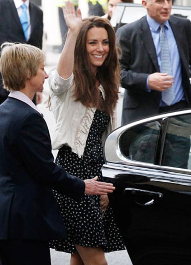 Kate Middleton Stepped Out in Wedge Heels