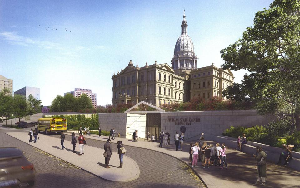 In 2019, the Michigan State Capitol Commission agreed to move forward with a scaled-down, $40 million version of Heritage Hall.