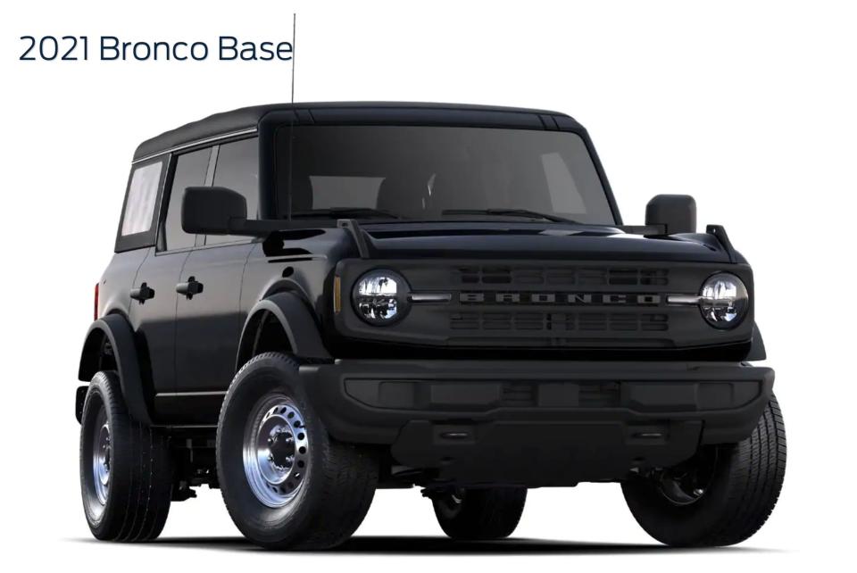 2021 Ford Bronco.