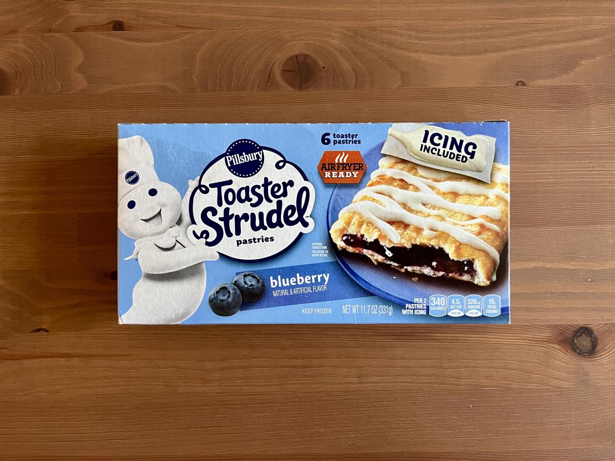 Blueberry Toaster Strudel