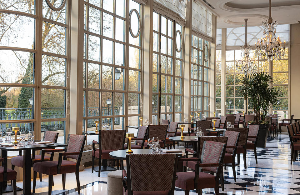 Menu de chef Saint-Valentin au restaurant La Véranda (Waldorf Astoria Versailles - Trianon Palace)