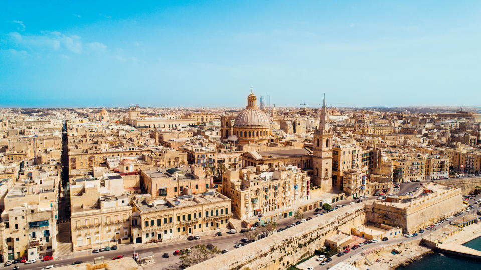 Valletta - Malta - Capital - Aerial View