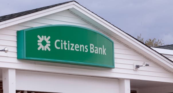 Citizens Bank branch is pictured in Conway, New Hampshire