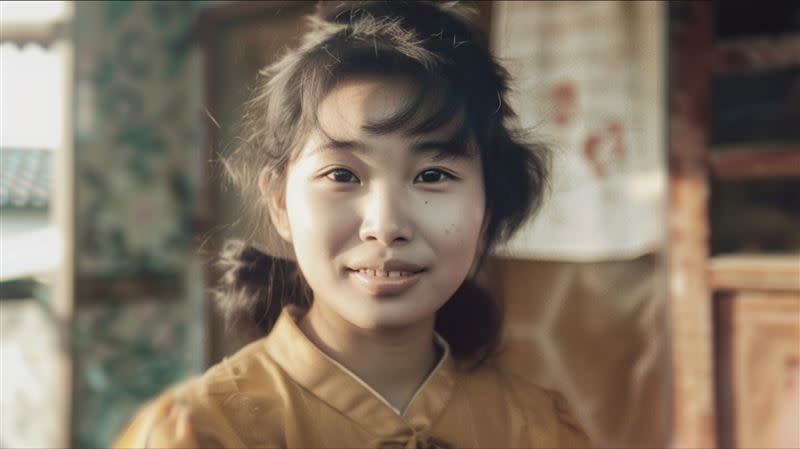 鄧志鴻用老照片，透過AI還原母親年輕時的容貌，製作在MV中。（圖／鄧志鴻提供）