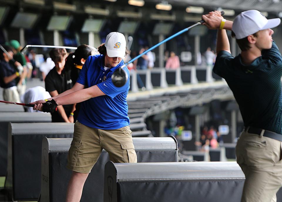 GMC golfers participate in Sunday's Tee Off Against Hunger at TopGolf in Edison to benefit Hands of Hope for the Community.