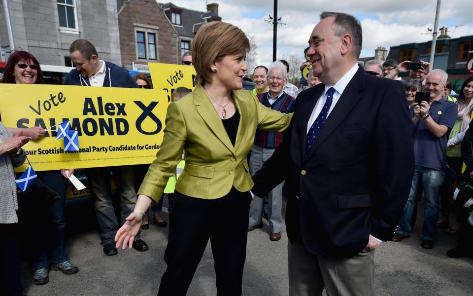 Nicola Sturgeon's rift with Alex Salmond has also affected her popularity with some SNP members - Jeff J Mitchell/Getty