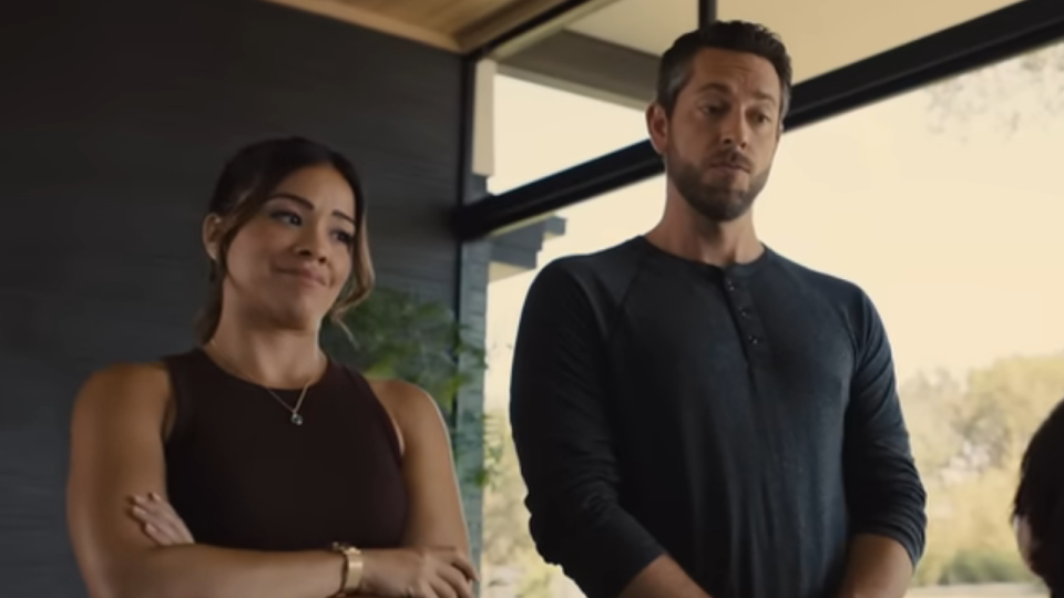 Gina Rodriguez and Zachary Levi in Spy Kids: Armageddon.