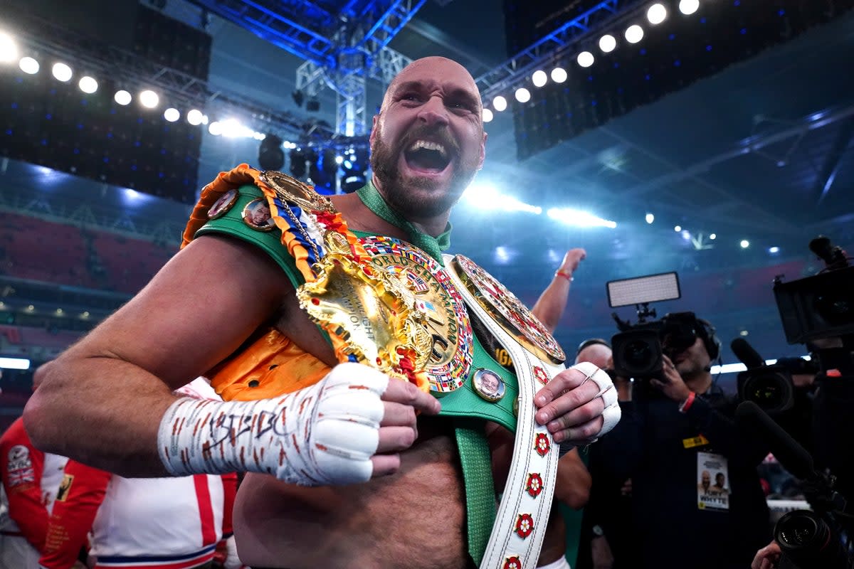 Tyson Fury has insisted he is happy in retirement (Nick Potts/PA). (PA Wire)