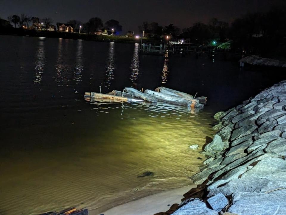 Maryland Republican Delegate Brian Chisholm said that some of his constituents have been reporting sightings of debris washing up on shores from the Baltimore Key Bridge collapse. (Maryland Republican Delegate Brian Chisholm)