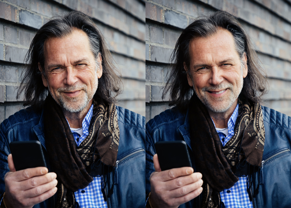 Before and after with Adobe Photoshop's Neural filters
