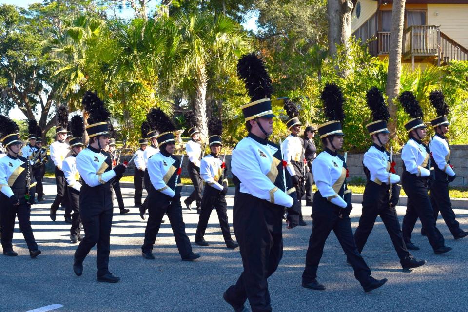 East Ridge High School's marching band in a past Clermont Christmas Parade. This season's parade returns Saturday, Dec. 2, at 10 a.m.