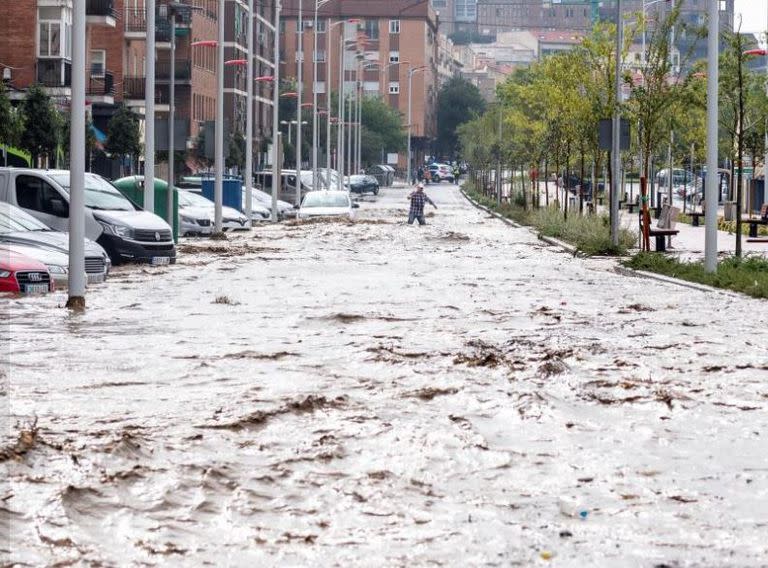 El paso de la DANA por España deja impactantes imágenes.