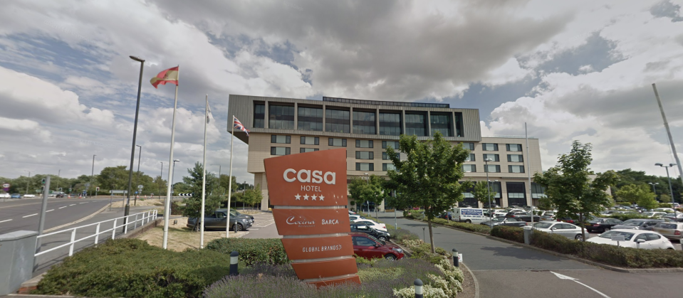 Casa Hotel, which has offered NHS staff free lodging. (Google Maps)