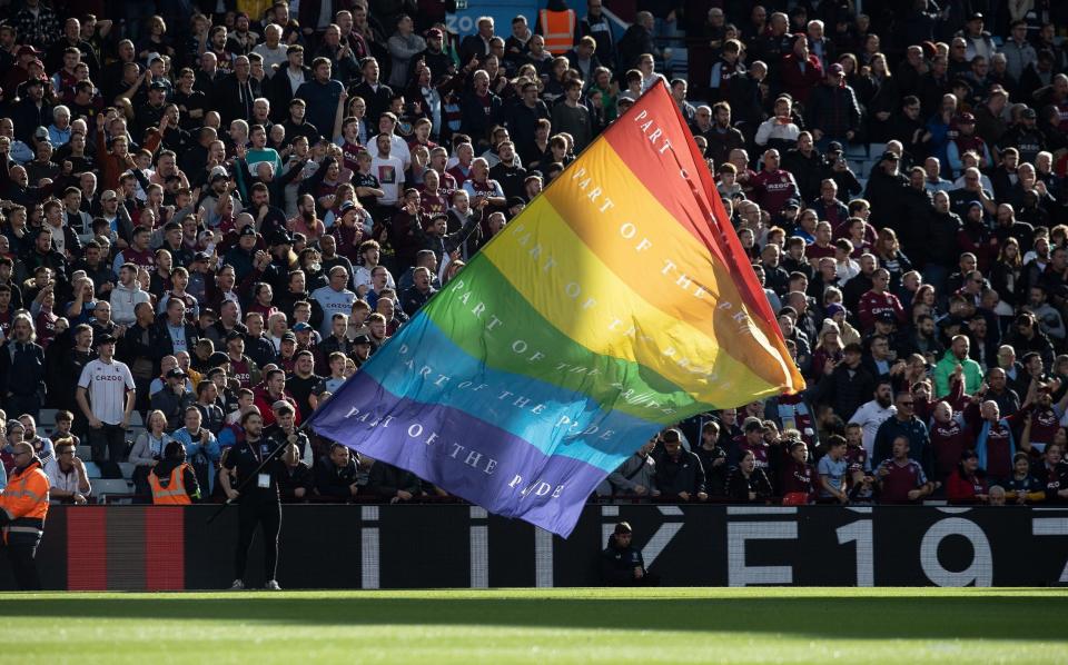 English football's move towards a more LGBT-friendly image has been accused of not tackling more deep-seated issues - Shutterstock