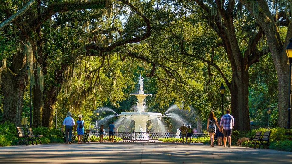 Forsyth Park in Savannah Georgia