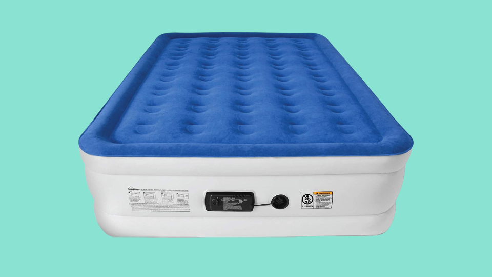 This comfortable air mattress can come in handy if someone needs to sleep at your place for the night.