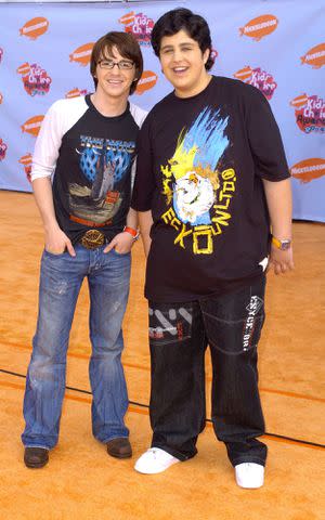 SGranitz/WireImage Drake Bell (left) and Josh Peck in 2004