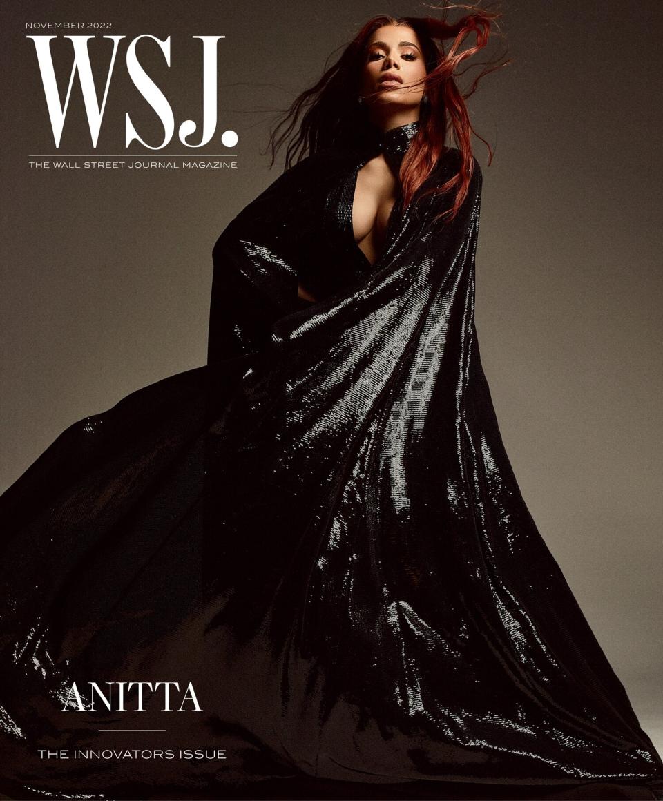 Anitta Named WSJ. Magazine's 2022 Music Innovator; Photo credit : GREGORY HARRIS for WSJ. Magazine