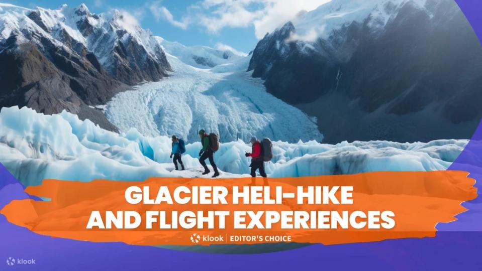 Glacier Heli-Hike and Flight Experiences in New Zealand. (Photo: Klook SG)