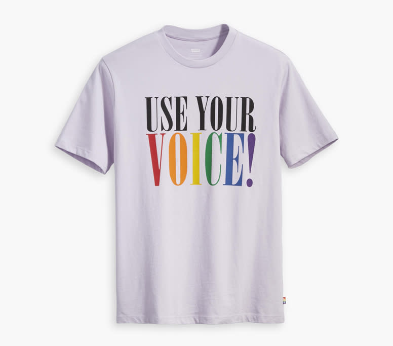 Levi's, pride month, t shirt