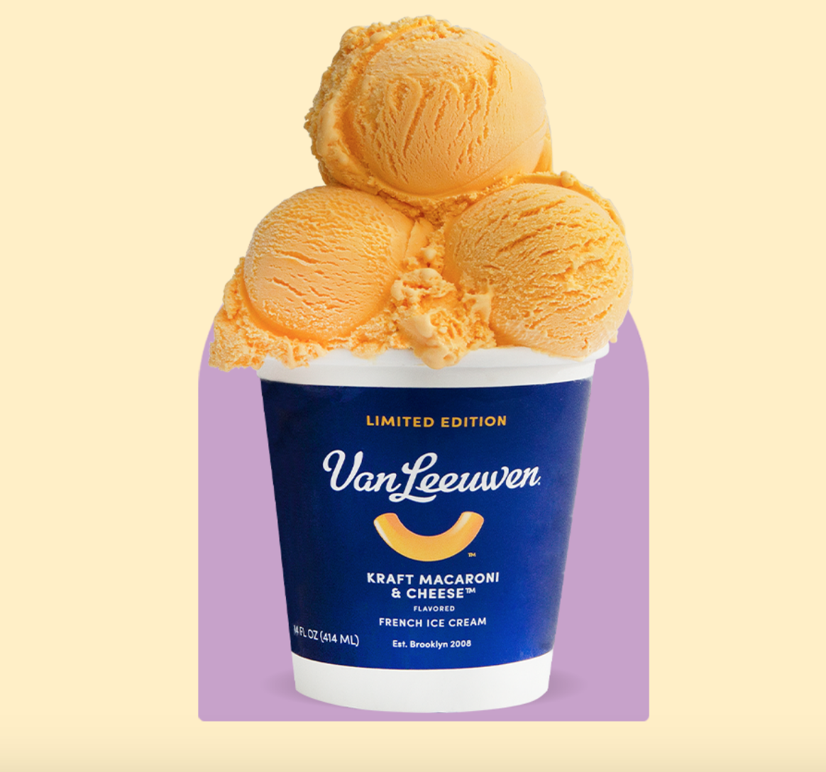 Kraft Macaroni & Cheese and Van Leeuwen Ice Cream, 2021