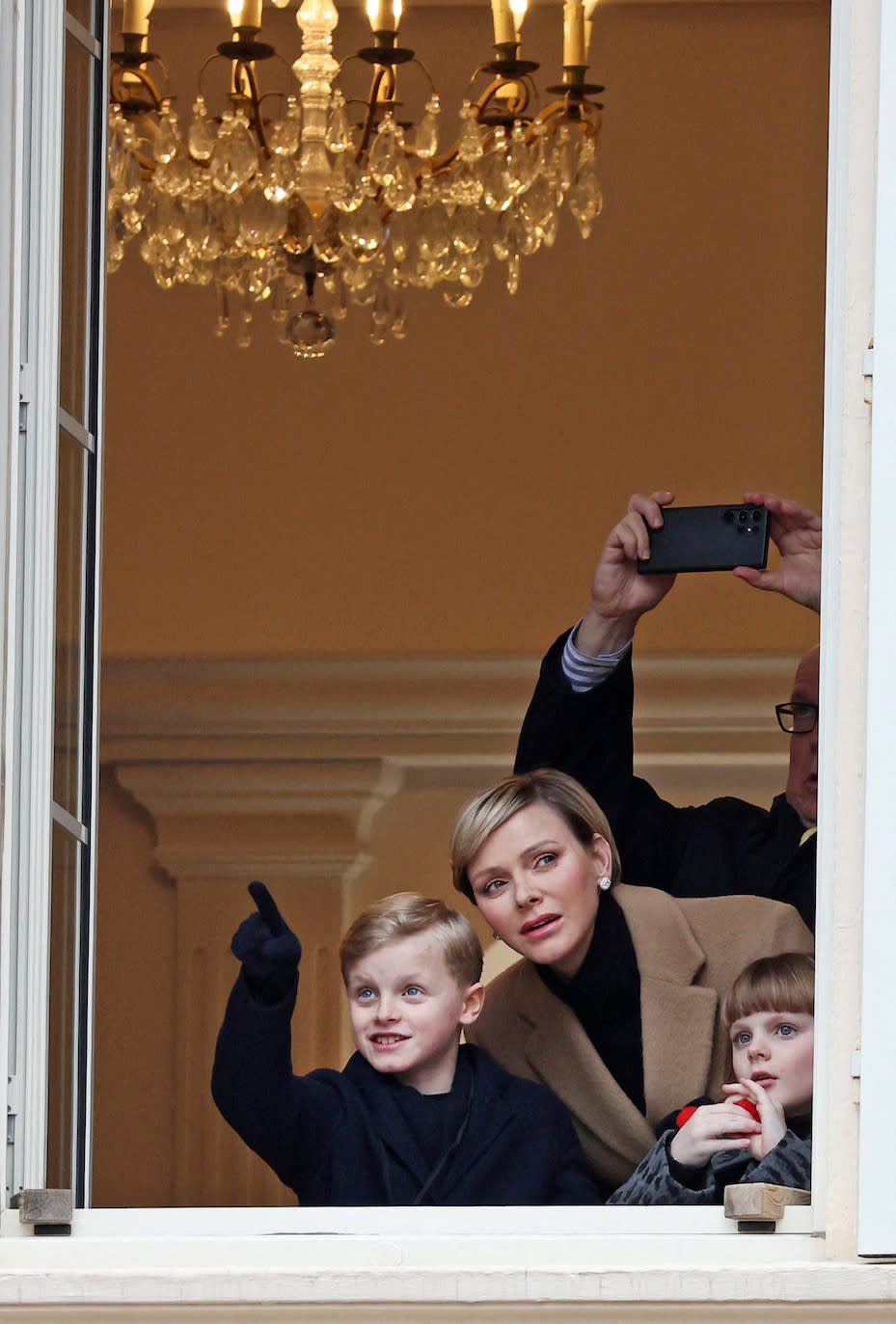 Charlène de Monaco, le prince Jacques et la princesse Gabriella