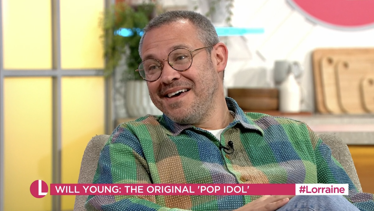 Will Young appeared on Lorraine. (ITV screengrab)