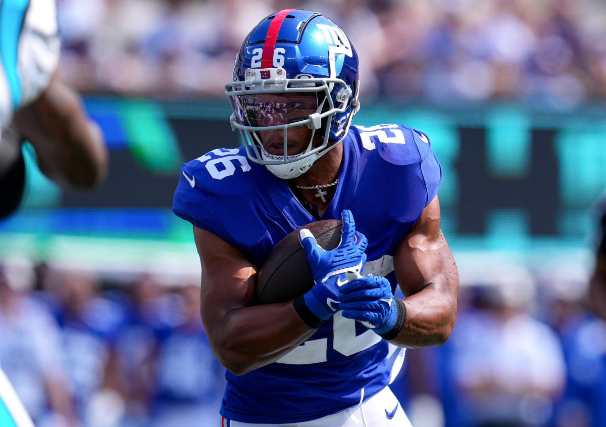 Giants RB Saquon Barkley (ankle) inactive Monday night against Seahawks