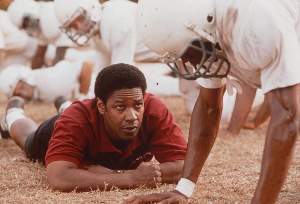 Denzel Washington stars as Coach Herman Boone in "Remember the Titans."