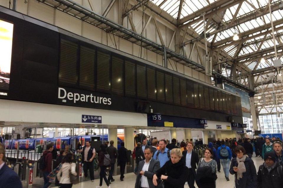 Waterloo is the UK's busiest station which sees over 100 million passengers a day (Ian N @ianxn Twitter)