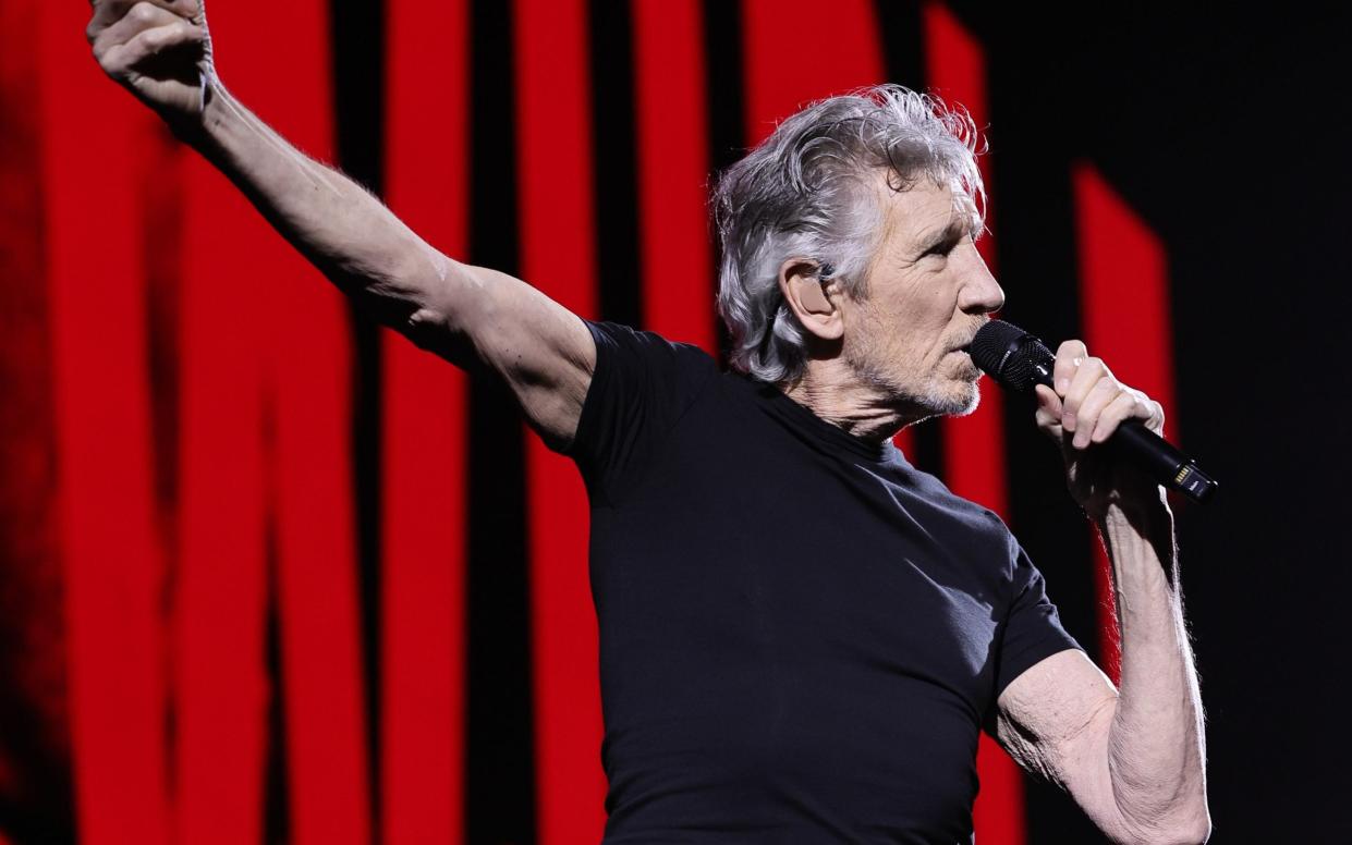 'Of course I’m belligerent!' Roger Waters on stage in New York, August 2022 - Getty