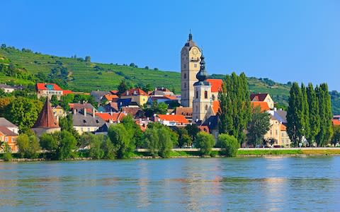 Krems seen from the Danube - Credit: Getty